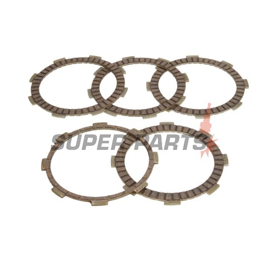 Σετ δίσκων συμπλέκτη -4 RIDE- TCS1252, Honda CBR 125R 2004-2015, Honda CG 125M1 2002-2003, Honda CRF 230L 2008-2009