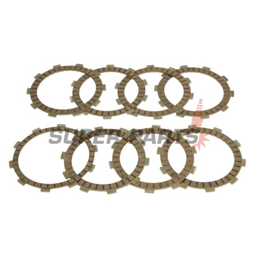 Σετ δίσκων συμπλέκτη -FERODO- FCD0135, Honda CB600/900 Hornet, Honda CBF600 N/S/ABS, Honda CBR600F/RR/650F/900RR Fireblade, Honda NSR400R, Honda VFR800 VTEC/Crossrunner, KTM Duke/RC/FE 390, Suzuki GSF650 Bandit, Suzuki GSR600, Suzuki GSX650F/FA