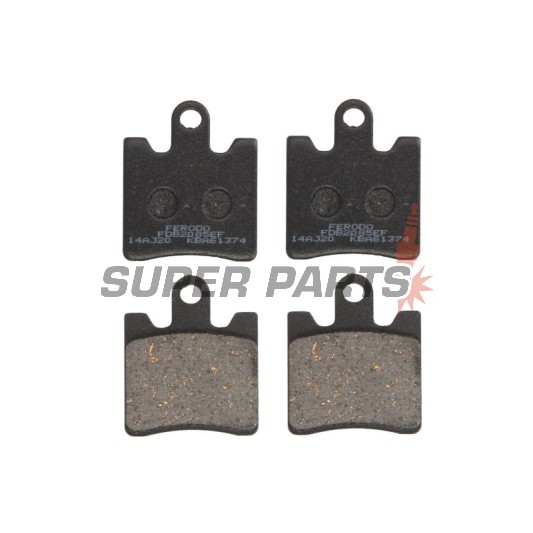 Τακάκια φρένων -FERODO- FDB2085EF, Suzuki Burgman 250 400/Yamaha FJR 1300 ABS (1998-2009)