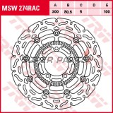 Δίσκος φρένου -TRW- MSW274RAC, 300mm, Kawasaki ER-6F/ER-6N 650 ABS (2006-2010), KLE650 Versys ABS/LT (2007-2017)