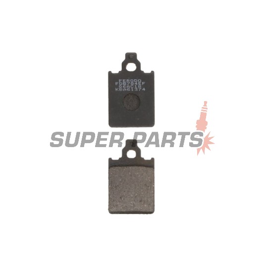 Τακάκια φρένων -FERODO- FDB784EF, Italjet Formula, LML Star, Piaggio Quartz/Skipper 50-150 1992-2009