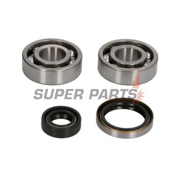 Σετ ρουλεμάν και τσιμουχών στροφάλου -HOT RODS- KTM 50 SX (13-23); 50 SX Mini (13-23); MC 50 (21-23); TC 50 (17-23); TC 50 Mini (18-23)