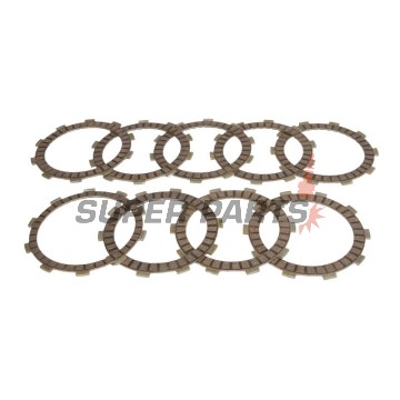 Σετ δίσκων συμπλέκτη -4 RIDE- TCS1206, Suzuki GSX-R 600 (1997-2005), Triumph Daytona 600/675, Speed Four 600, Street Triple 675/R/RX, TT 600, Tiger 800/XC/XCX/XCA (2000-2020)