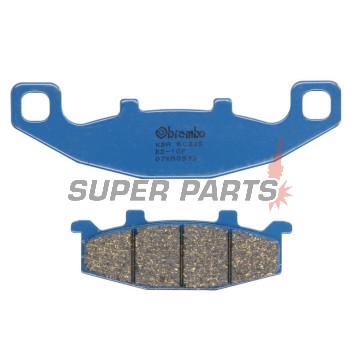 Τακάκια φρένων -BREMBO- 07KA0933, Kawasaki ER/EX/GPX/GPZ/GTR/KDX/KL/KLE/KR-1/ZL/ZR/ZRX/ZX/ZXR/ZZR/Suzuki Across/DR/GS/GSF/GSX/SW1/VX (1983-2006)