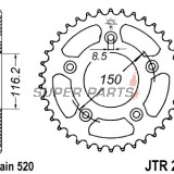 Πίσω γρανάζι -JT- JTR28,42, 42 δόντια, ατσάλινο, Aprilia RS 250 1995-2004, Honda CB 750 1969-1978