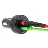 Αντάπτορας USB για αναπτήρα -4 RIDE- 12V, 2xUSB 3.0 + βολτόμετρο - universal