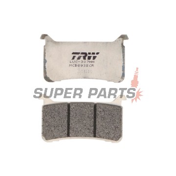Τακάκια φρένων -TRW- MCB893SCR, αγωνιστικά, Honda CB 650R/1000R/1100 EX/RS Neo Sports Cafe, CBR 600RR/650R/1000RR Fireblade, CMX 1100 Rebel, VFR 800F/Crossrunner - 600/650/800/1000/1100cc, 2017-2025
