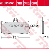 Τακάκια φρένων -TRW- MCB816SV, Triumph Daytona 675 (2009-2016)