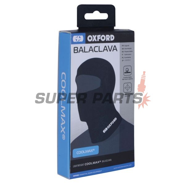 Μπαλακλάβα -OXFORD- ύφασμα Coolmax, μαύρη