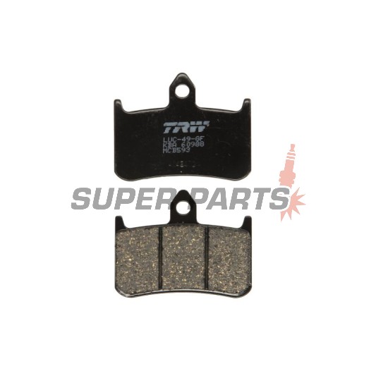 Τακάκια φρένων -TRW- MCB593, Honda CB Hornet 250/900 & X4 1300, NT650 Hawk, RVF400 NC35, RVF750R