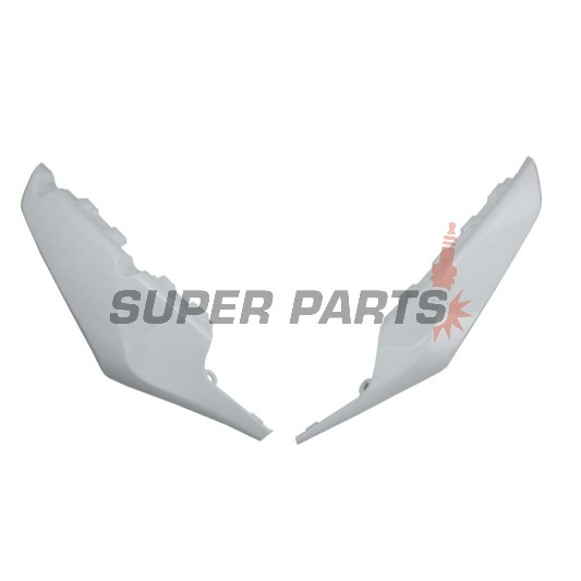 Πίσω πλαϊνά πλαστικά -POLISPORT- λευκά (κάτω), HUSQVARNA FC, TC 125-450 2019-2021