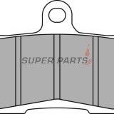 Τακάκια φρένων -FERODO- FDB2158ST, Indian Chieftain/Roadmaster/Scout/Springfield, Kawasaki Z/ZX-9R, Suzuki B-King/GSX-S 750, Triumph Daytona/Speed Triple/Street Triple/Tiger, Victory Cross Country/Hammer/Kingpin/Vegas