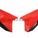 Πίσω πλαϊνά πλαστικά -POLISPORT- κόκκινα, HONDA CRF 250/450 2021-2023