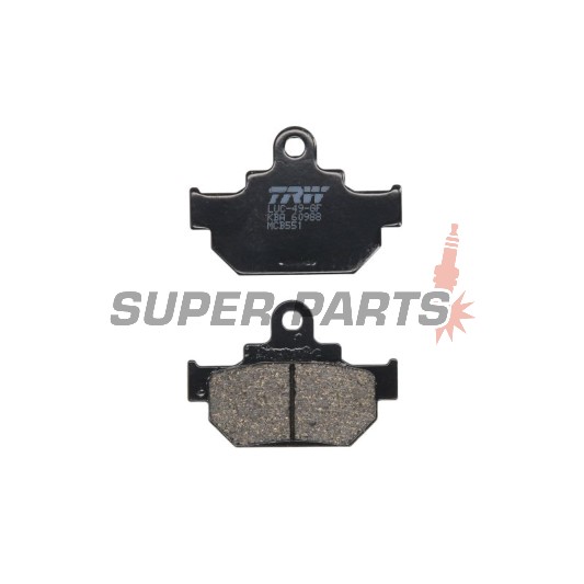 Τακάκια φρένων -TRW- MCB551, Aprilia Tuareg 125 Rally (1991), Suzuki DR 600/650 Dakar & SE (1985-2017), LS 650 Savage (1993-2000), RM 250 (1986-2004)