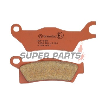 Τακάκια φρένων -BREMBO- 07GR26SD, BMW R80RT 1982-1984/Can-Am Outlander 500 EFI 2013-2015/Can-Am Renegade 500 EFI 2010-2015/Suzuki GSX400FE Katana 1981-1983