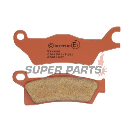 Τακάκια φρένων -BREMBO- 07GR26SD, BMW R80RT 1982-1984/Can-Am Outlander 500 EFI 2013-2015/Can-Am Renegade 500 EFI 2010-2015/Suzuki GSX400FE Katana 1981-1983