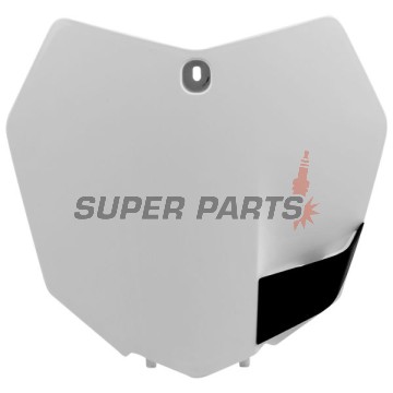 Μάσκα/πινακίδα αριθμού motocross -POLISPORT- λευκή, KTM SX, XC 125-300 2013-2016