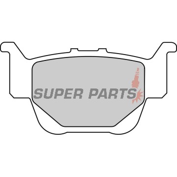 Τακάκια φρένων -FERODO- FDB2182SG, Honda TRX FourTrax Rancher/Rincon/Sportrax - 420-650cc, 2003-2013