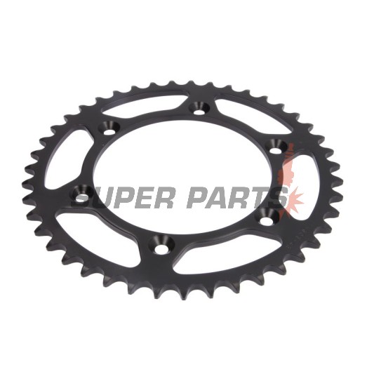 Πίσω γρανάζι -JT- JTR808,43, 43 δόντια, ατσάλινο, Kawasaki KLX 400 2003, Suzuki DR 350 1990-1999, DR-Z 250 2001-2007, DR-Z 400 2000-2017, RM 100 1979-1982, RM 125 1983-2012, RM 250 1989-2007, 2009-2012, RM-X 250 1989-2001, RM-X 450 2010-2019