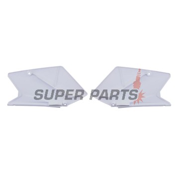 Πίσω πλαϊνά πλαστικά -POLISPORT- λευκά, SUZUKI RM-Z 450 2005-2006