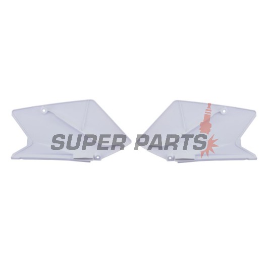 Πίσω πλαϊνά πλαστικά -POLISPORT- λευκά, SUZUKI RM-Z 450 2005-2006