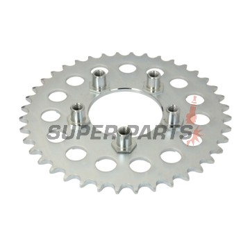 Πίσω γρανάζι -JT- JTR816,39, 39 δόντια, ατσάλινο, Suzuki GSF 1200 1995-2005, GSX 1200 1999-2001, GSX 750 1998-2003, GSX-R 1100 1995-1998, GSX-R 750 1992-1995, RF 900 1994-2000