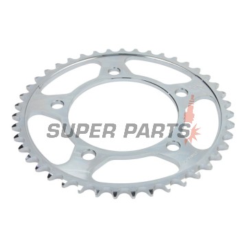 Πίσω γρανάζι -JT- JTR1304,43, 43 δόντια, ατσάλινο, Honda CB 600 1998-2013, CB 650 2014-2019, CBF 500 2004-2008, CBF 600 2004-2013, CBR 600 1997-2000, 2011-2014, CBR 650 2014-2018, CBR 900 1996-1999, VT 750 1997-2007, 2010-2013