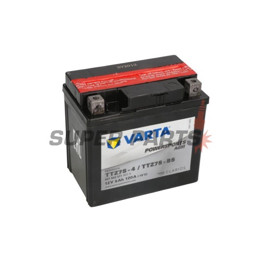 Μπαταρία -VARTA- TTZ7S-BS, 5Ah 12V