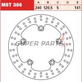 Δίσκος φρένου -TRW- MST386, 240mm, Suzuki GSF Bandit 650/1200/1250 + GSR600/750 + GSX650F/1250F + GSX-S750 + GW250 + SFV/SV650 (2005-2020)