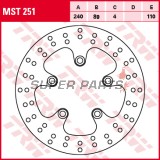 Δίσκος φρένου -TRW- MST251, 240mm, Kawasaki J300 (2014-2018) + Suzuki GSF Bandit 600/650/1200 + GSX 600F/750/750F/1200 Inazuma/1300R Hayabusa + GSX-R 750/1100W + RF600R/900R + SV650/650S (1988-2007)