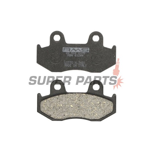 Τακάκια φρένων -RMS- 22 510 0270, Honda SH 125 2000-2016, Honda SH 150 2000, 2005-2009, 2011-2016