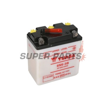Μπαταρία -YUASA- 6N6-3B, 6Ah 6V