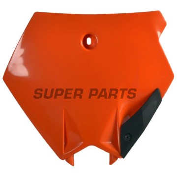 Μάσκα/πινακίδα αριθμού motocross -POLISPORT- πορτοκαλί, KTM XC 85/105 2008-2009