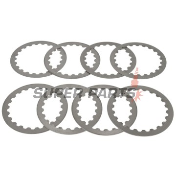 Σετ ατσάλινων δίσκων συμπλέκτη -TRW- MES350-8, KTM EXC 250/300/380 (1996-2012), SX 250/380 (1996-2012), EGS 250/300 (1993-1999), MXC 250/300 (1994-2005), SXS 250 (2001-2007), XC-W/XCF-W 250 (2011-2012)