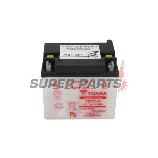Μπαταρία -YUASA- YB7C-A, 7Ah 12V