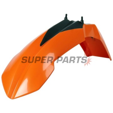 Μπροστινό φτερό Supermoto -POLISPORT- πορτοκαλί, KTM SX 65 2009-2011