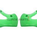 Μπροστινά πλαϊνά πλαστικά -POLISPORT- πράσινα, KAWASAKI KLX, KX 65/110 2000-2023