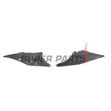 Πίσω πλαϊνά πλαστικά -POLISPORT- γκρι, KTM EXC 150-300 2020-2023