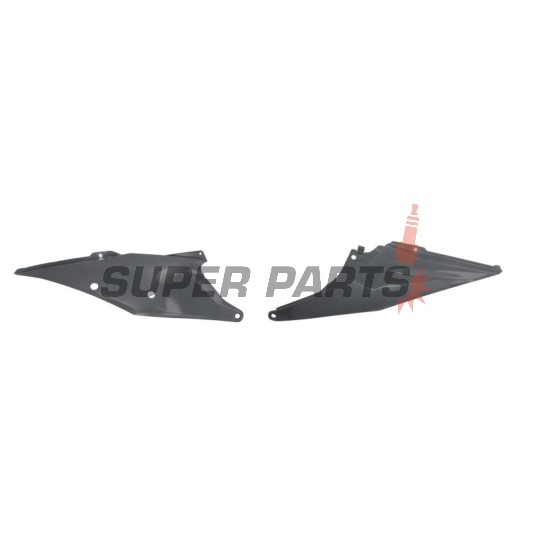 Πίσω πλαϊνά πλαστικά -POLISPORT- γκρι, KTM EXC 150-300 2020-2023
