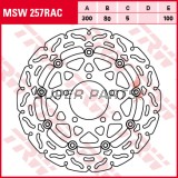 Δίσκος φρένου -TRW- MSW257RAC, 300mm, Kawasaki ER-6F/ER-6N 650 (2006-2013), KLE650/1000 Versys (2007-2017), Z750/750R/1000/1000SX (2007-2017), ZX-10R Ninja 1000 (2004-2007), ZX-6R/6RR 600/636 Ninja (2005-2015)