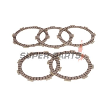 Σετ δίσκων συμπλέκτη -4 RIDE- TCS1119, Honda CB/CG/CBF/CR/CRF/CRM/NX/NSR/TRX/XL/XR 50-250 (1975-2008); Yamaha MT/WR/YZ/YZF-R125 50-125 (2008-2017)