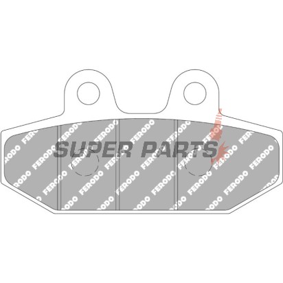 Τακάκια φρένων -FERODO- FDB2306ST, Harley Davidson FLDE Softail Deluxe 1750 2018-2020