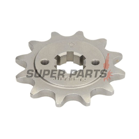 Μπροστινό γρανάζι -JT- JTF718,12, 12 δόντια, Cagiva WMX 125 1989-1992, WMX 250 1987-1988, Husqvarna CR 125 1990-1994, WR 125 1990-1994, WR 250 1990-1991