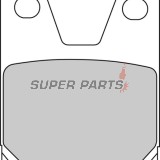 Τακάκια φρένων -FERODO- FDB2084P, Yamaha YZF/YZF-R1 750-1000cc (1998-2001)