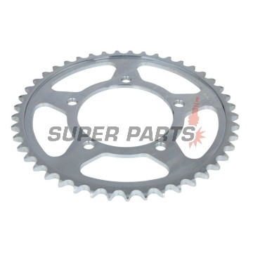 Πίσω γρανάζι -JT- JTR702,45, 45 δόντια, ατσάλινο, Aprilia NA 850 2007-2016, RSV 1000 1998-2009, SL 750 2007-2016, SMV (Dorsoduro) 1200 2011-2016, SMV (Dorsoduro) 750 2007-2016, SMV (Dorsoduro) 900 2017-2020, Tuono 1000 2003-2011