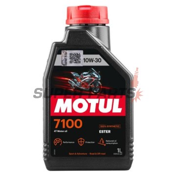Λάδι κινητήρα -MOTUL- 7100, 10W30, πλήρως συνθετικό + εστέρας, 1L