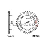Πίσω γρανάζι -JT- JTR865,43, 43 δόντια, ατσάλινο, Yamaha FZ 750 1985-1991, FZR 600 1989-1999, FZX 700 1986-1987, FZX 750 1986-1997