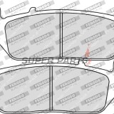 Τακάκια φρένων -FERODO- FDB664EF, Honda CB/CBR 600F/VFR 750F/Silver Wing, Triumph Bonneville/Street Triple/Scrambler, Indian Chief/Chieftain/Roadmaster, Cagiva Navigator, BMW C 600, Yamaha X-Max/Majesty 1990-2019