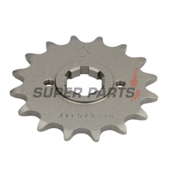 Μπροστινό γρανάζι -JT- JTF575,16, 16 δόντια, Yamaha FZR 400 1987, SRX 600 1986-1994, TT 250 1989-1992, TT 350 1986-1992, TT 600 1983, 1996-2001, XT 400 1983-1984, XT 550 1982-1983, XT 600 1984-1988