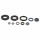 Σετ τσιμουχών κινητήρα -ATHENA- Fantic XE 125 2021-2023, XX 125 2021-2025, Yamaha YZ 125 2005-2025